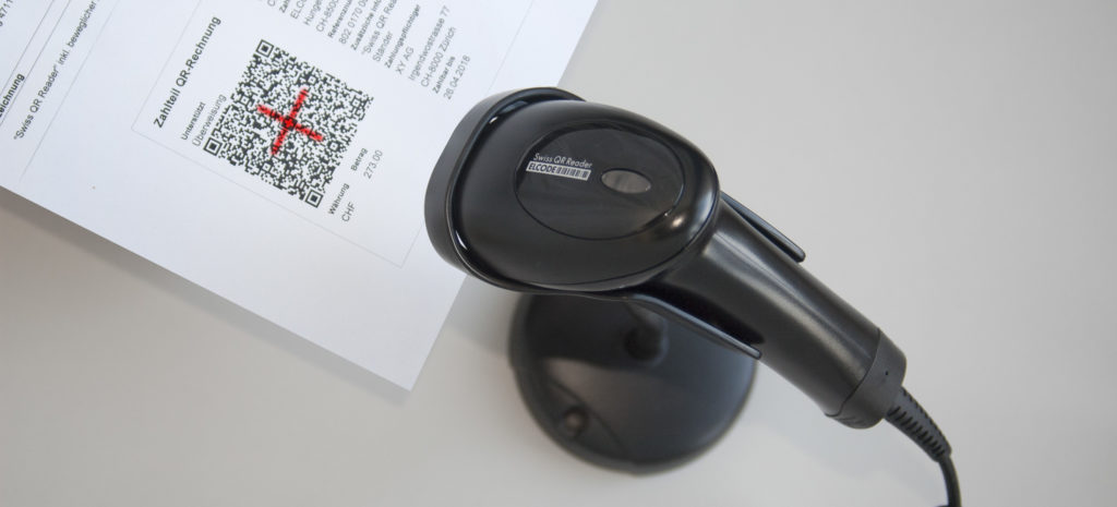 Swiss QR Reader  von Elcode für den neuen Einzahlungsschein der Schweiz